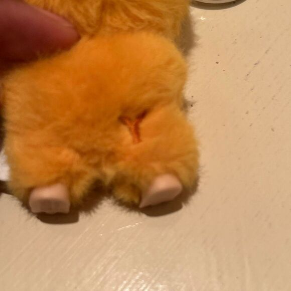 Authentic PopMart Labubu The Monsters Pin for Love Series "Y" Orange Plush Penda - Picture 5 of 13